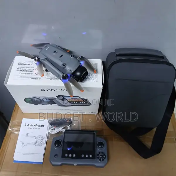 A26 Pro Hd GPS Camera Drone – Foldable Design With Extended Flight Tim