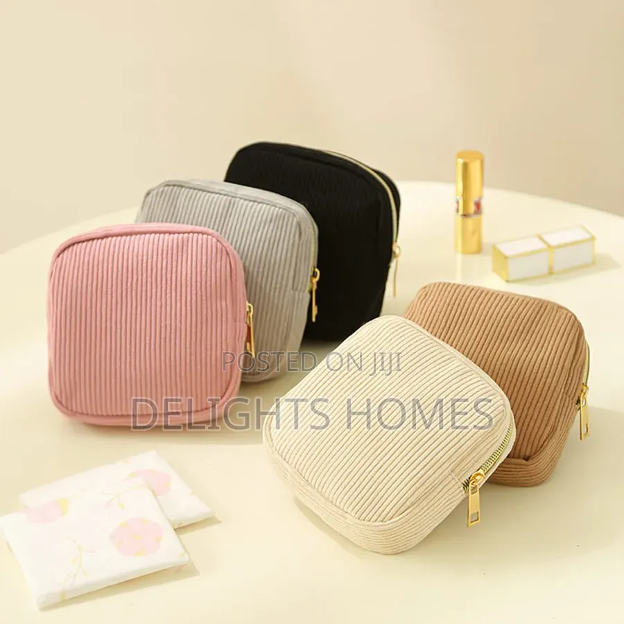 Velvet Makeup and Sanitary Napkins Case_id