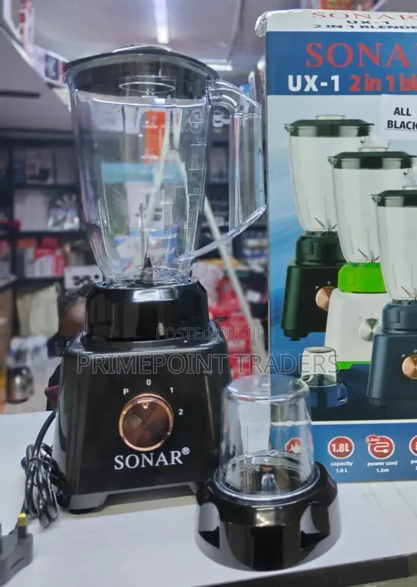 Sonar Blender 2 in 1 ,Powerful 2-in-1 Blending Performance