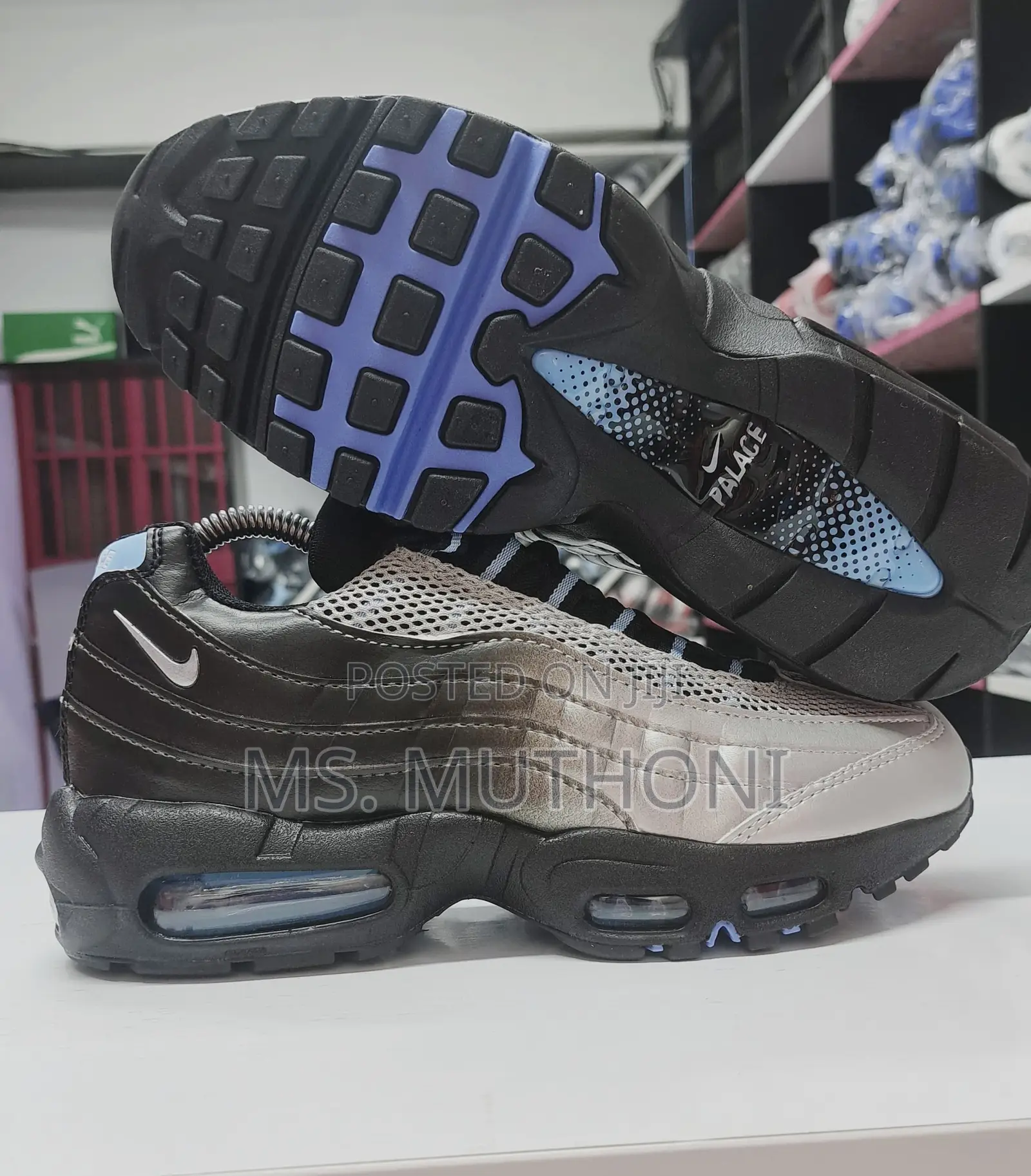 Palace X Nike Air Max 95 'Metallic Silver' Size 40-46