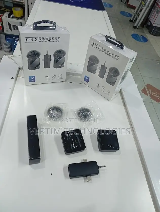 F11 Smart Wireless Lavalier Microphone System