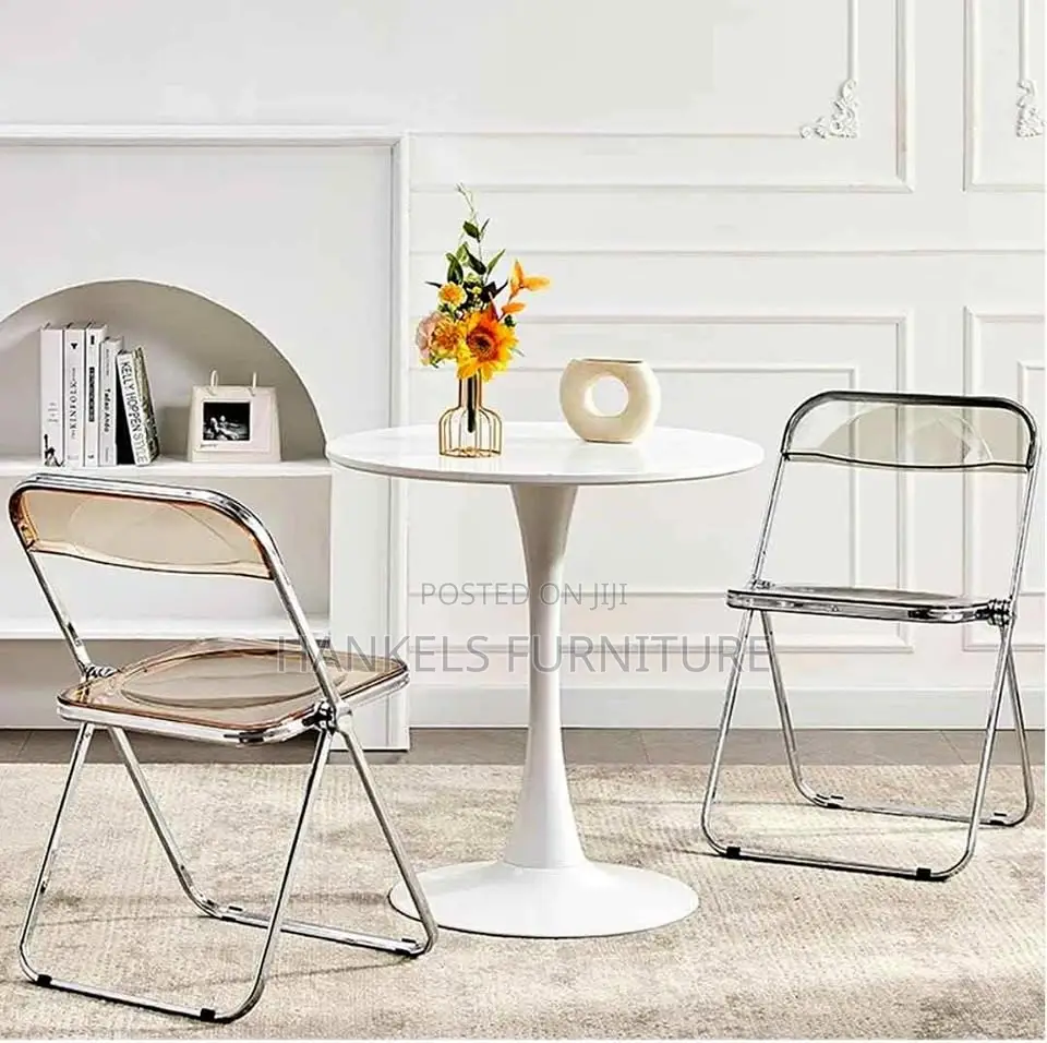 Premium Clear Acrylic Folding Chair
