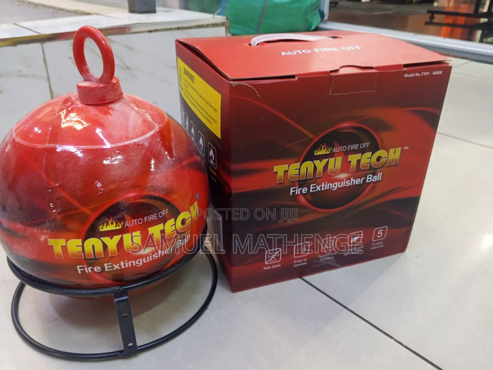 Automatic Fire Extinguisher Ball Fire Safety Ball With Mounting Stand