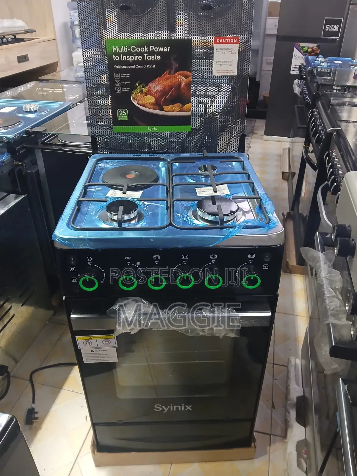 50*55 3+1 Standing Cooker With Electric Oven