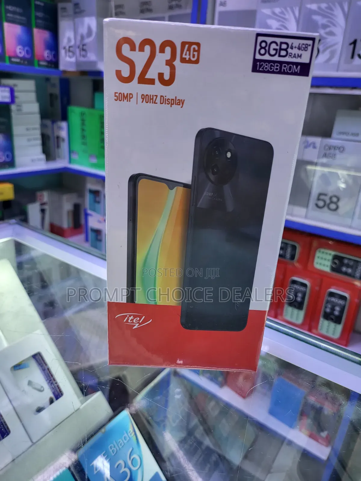 New Itel S23 128 GB Black