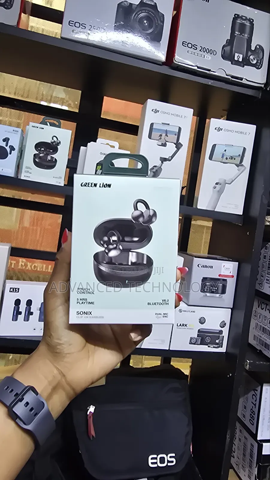 Green Lion Sonix Clip on Earbuds