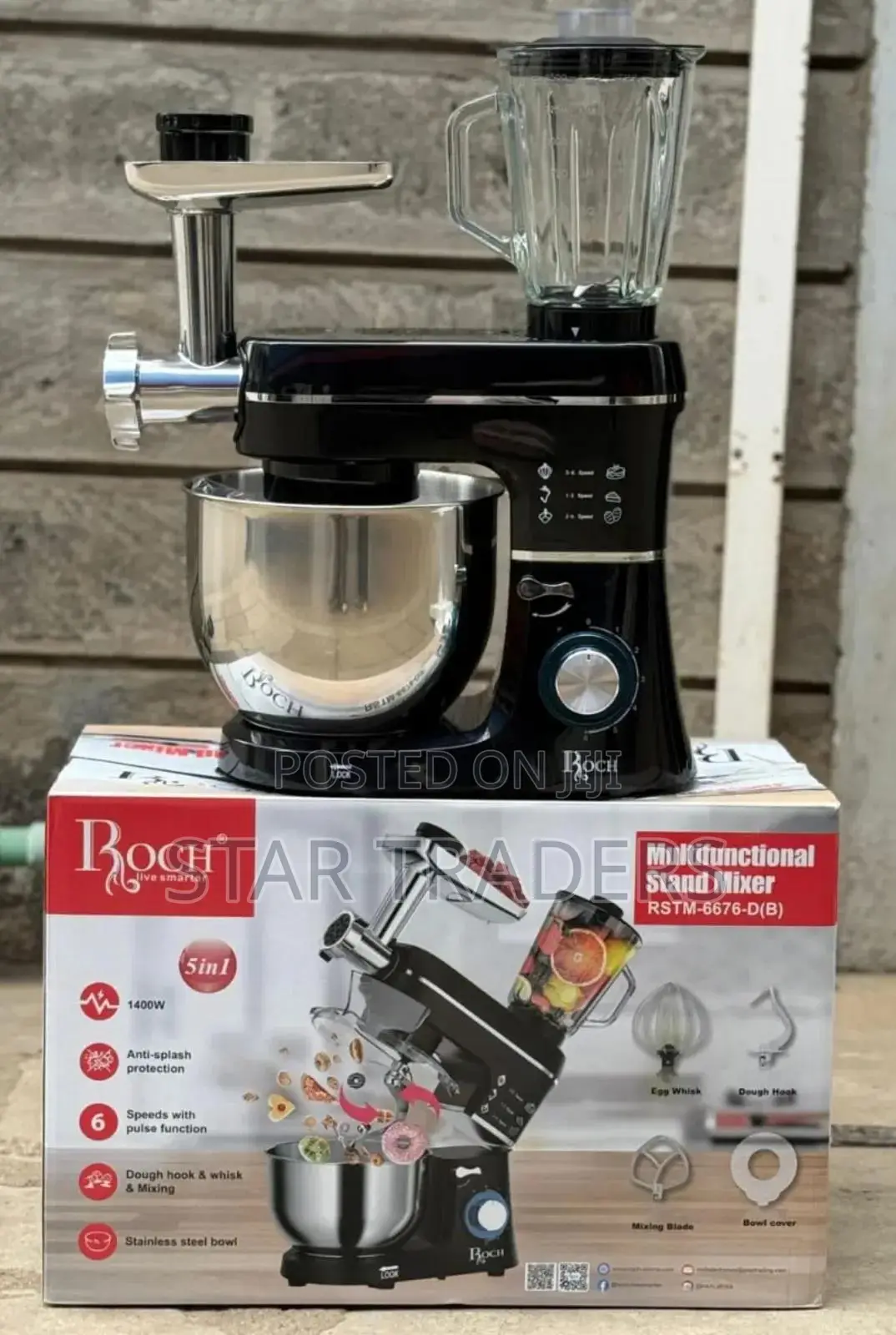 5 in 1 Roch Multifunctional Stand Mixer