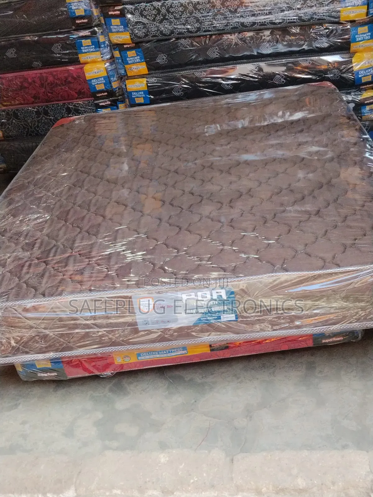 Jumbo Poa High Density Quilted Mattress 5x6 8 Inch – Extra Firm