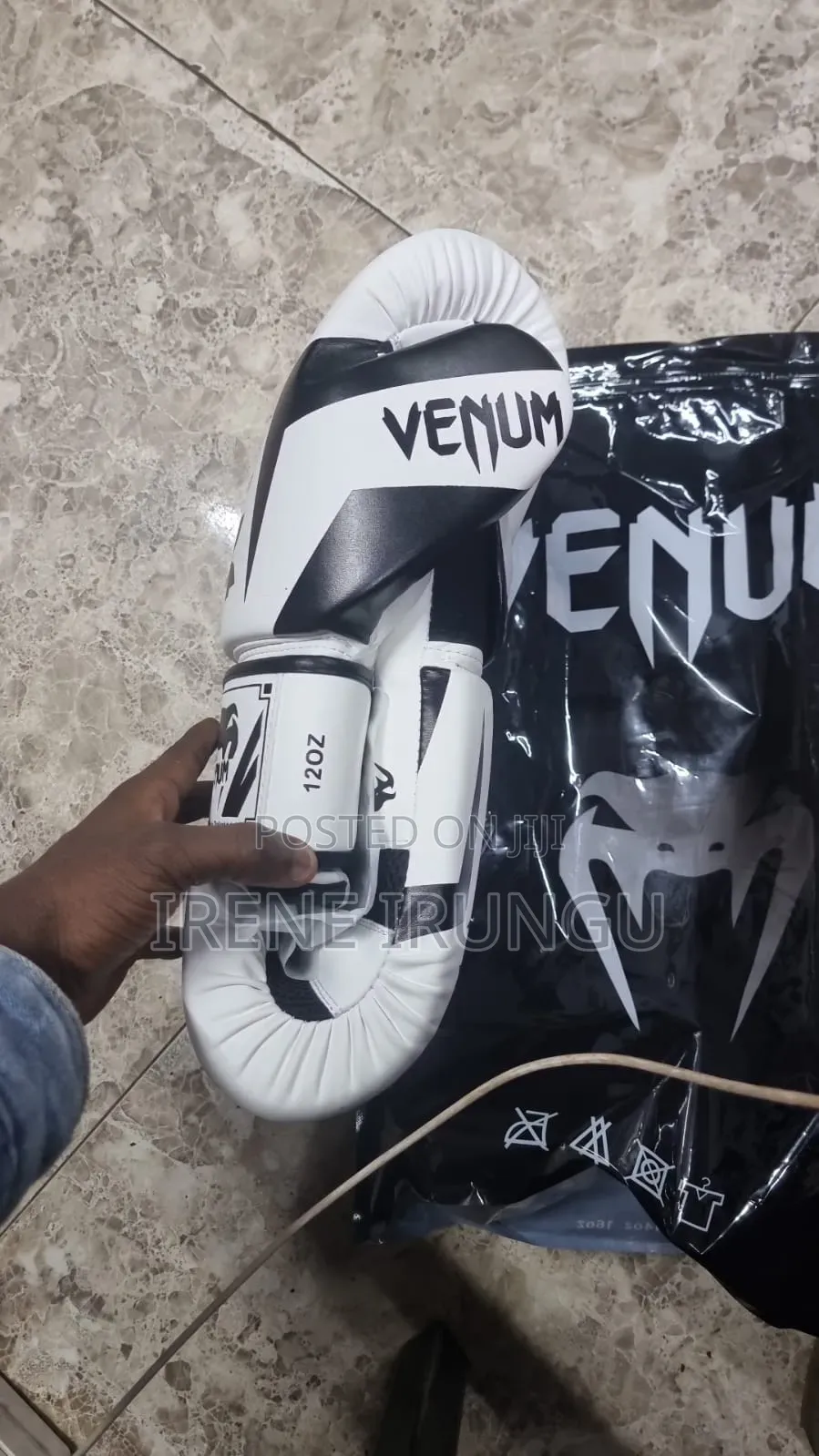 Black White Boxing Gloves