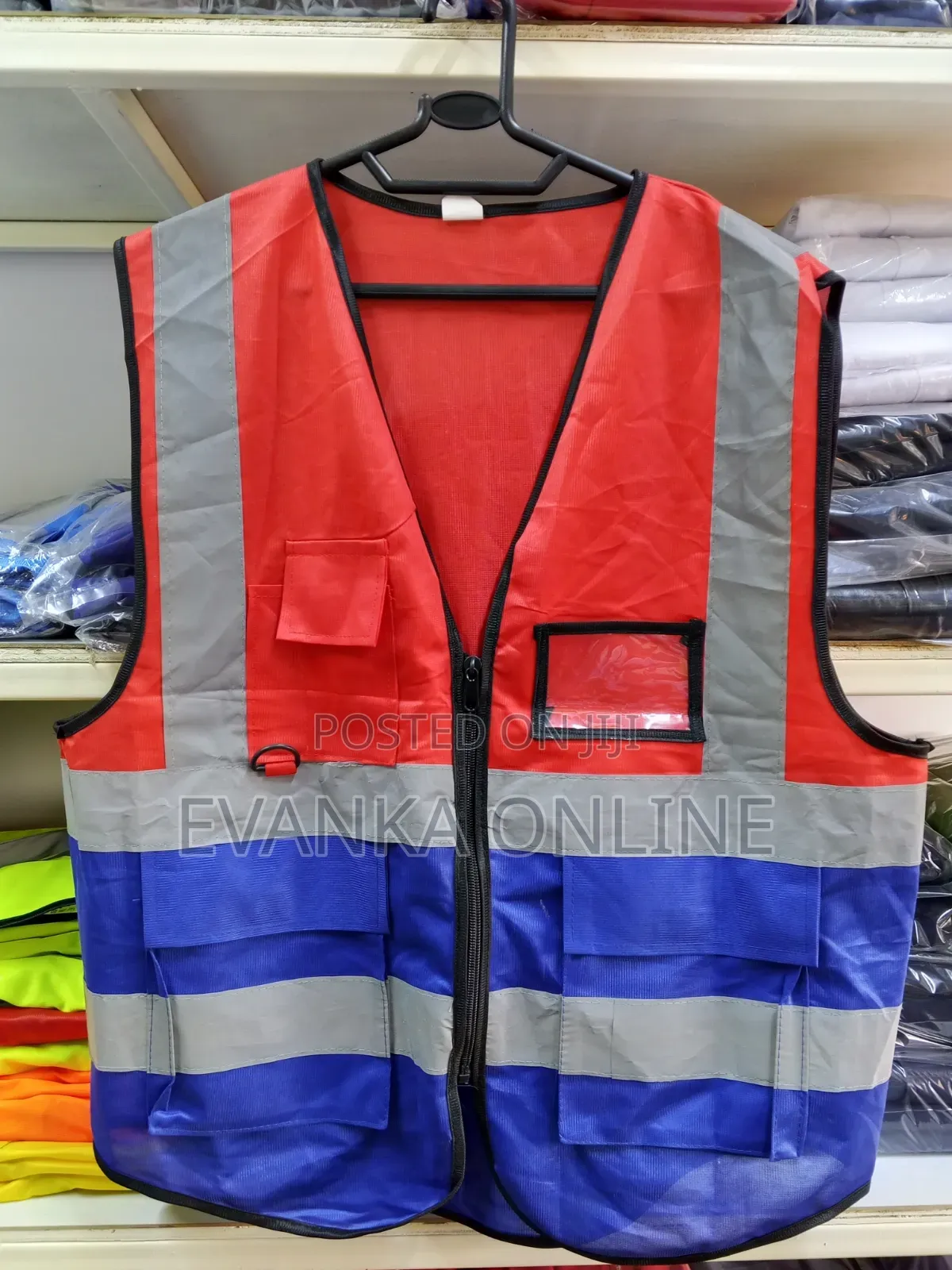 Reflector Jacket/Reflector Vest (Red and Blue)