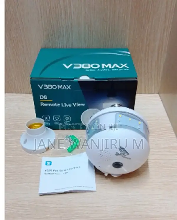 ^^ Original V380 Max D8 Wireless Bulb Camera With Night Vision
