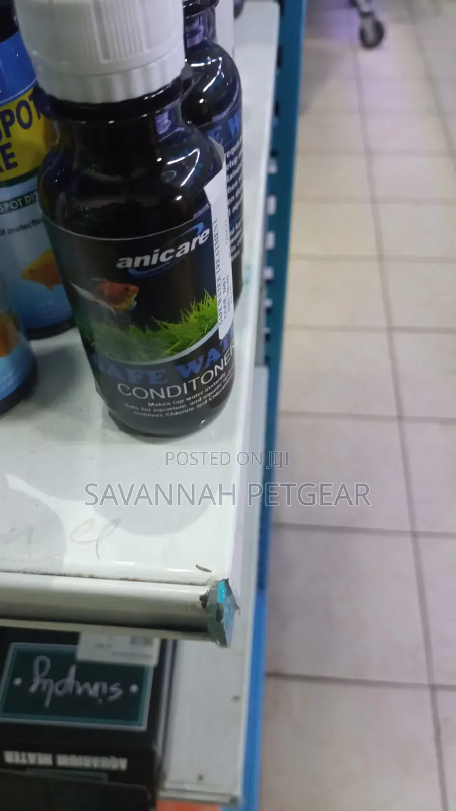 Anicare Safe Water Conditioner To Neutralize Chlorine In Tap Water.