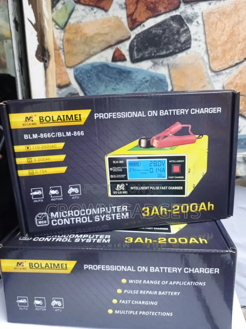 Bolaimei Automatic Battery Charger With Repair Mode