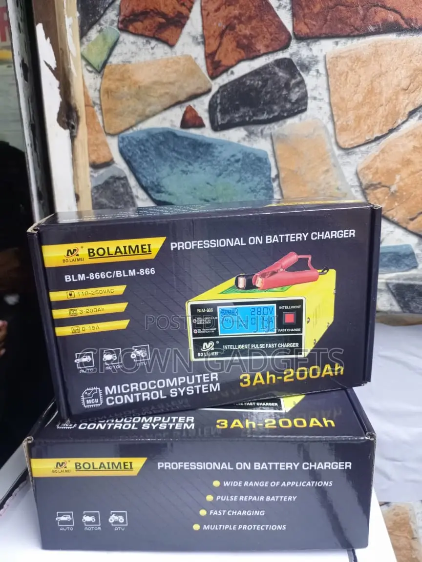 Bolaimei Automatic Battery Charger With Repair Mode