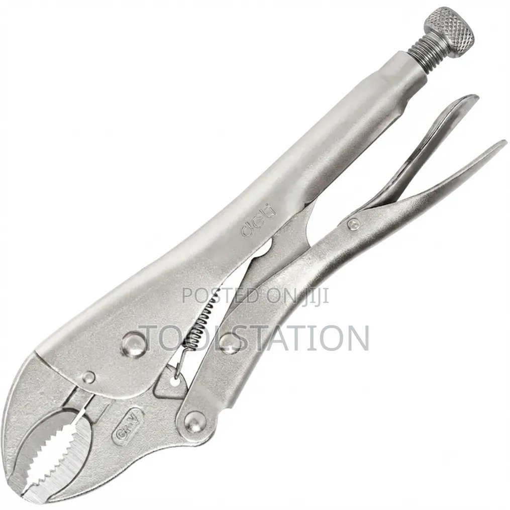 Curved Jaw Locking Pliers 10 Inch Heavy Duty Deli Tools Edl2001