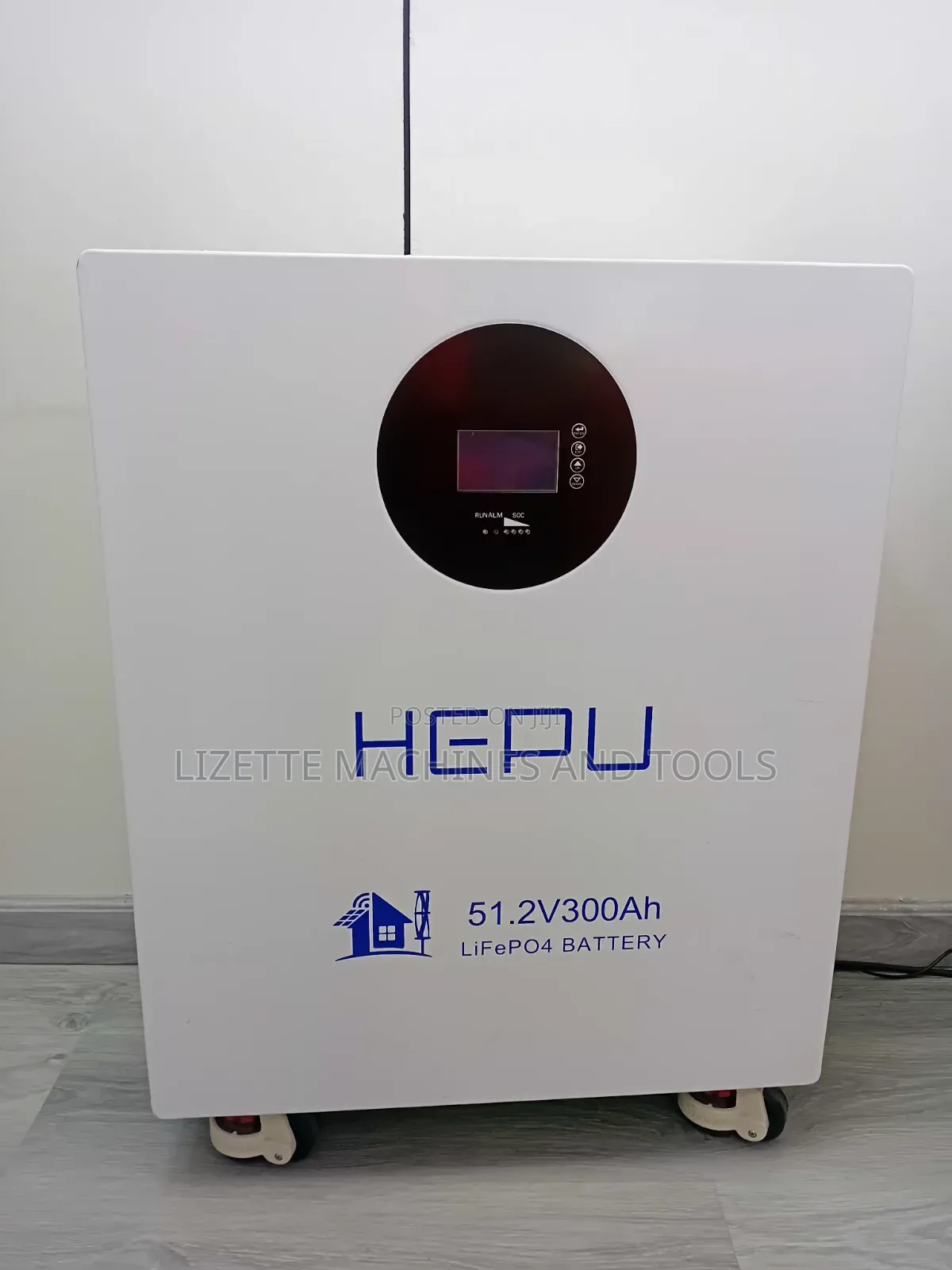 Hepu 15kwh 300ah Lifepo4 Battery 51.2v