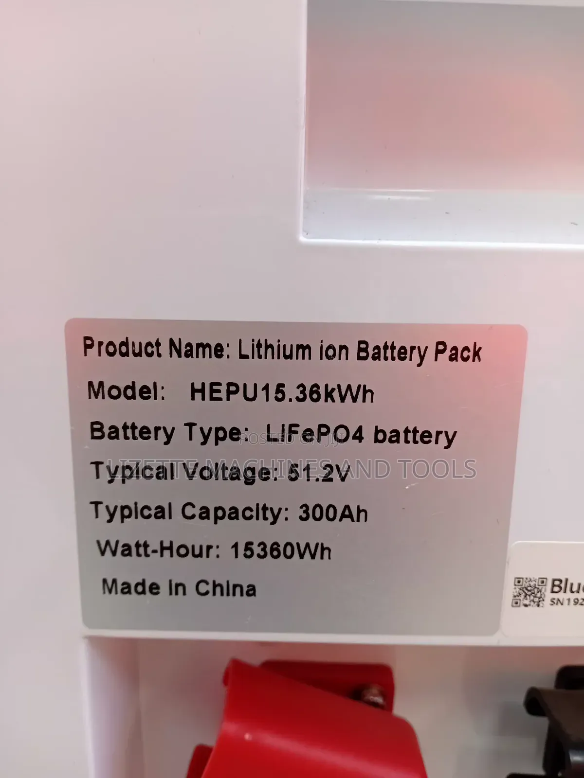 Hepu 15kwh 300ah Lifepo4 Battery 51.2v