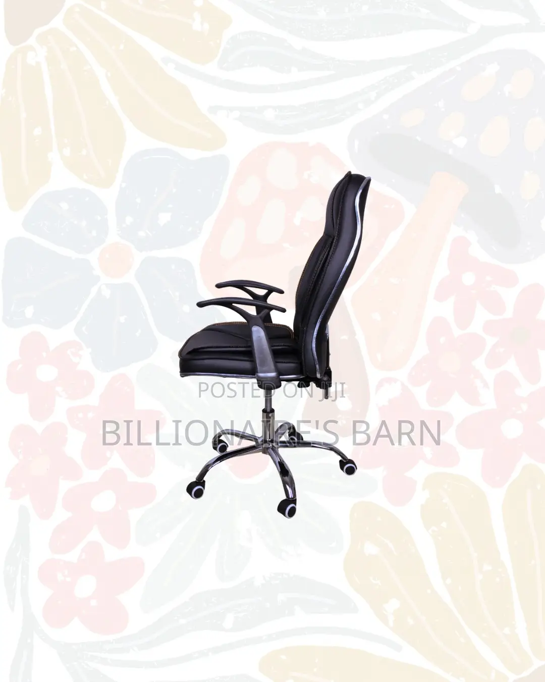 Executive Leather Office Chair High Back for Boardroom Ready Seating