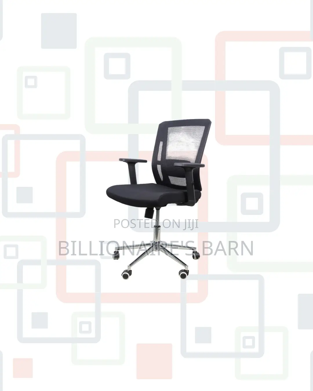 Barn Origin Chair Mid Back Chrome for Boardroom Ready Seating