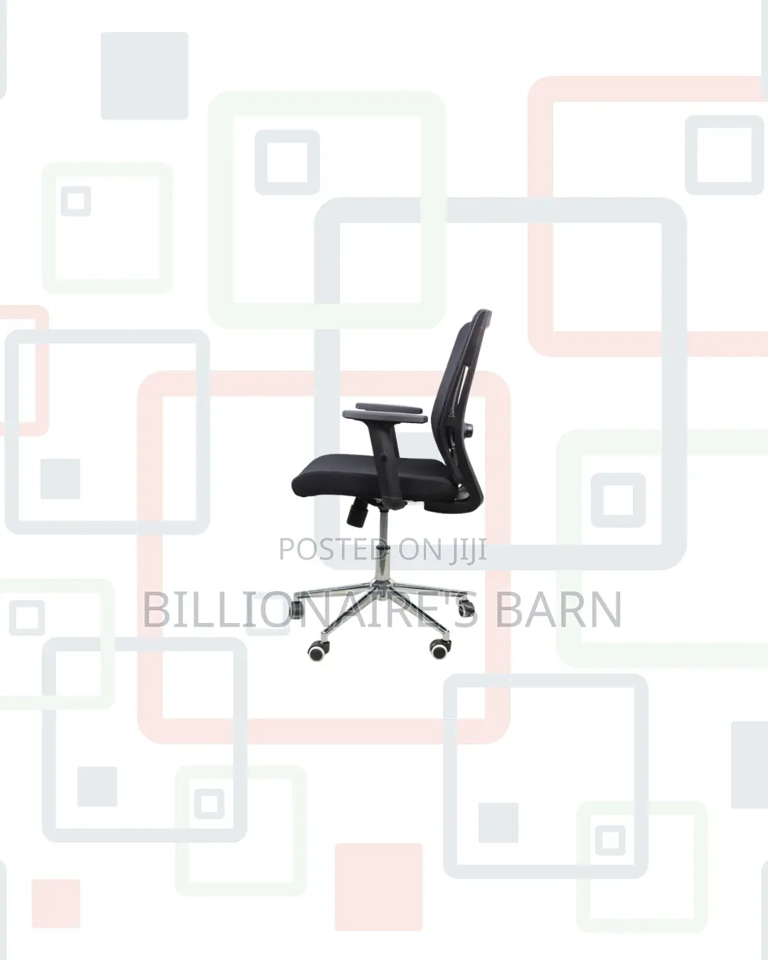Barn Origin Chair Mid Back Chrome for Boardroom Ready Seating