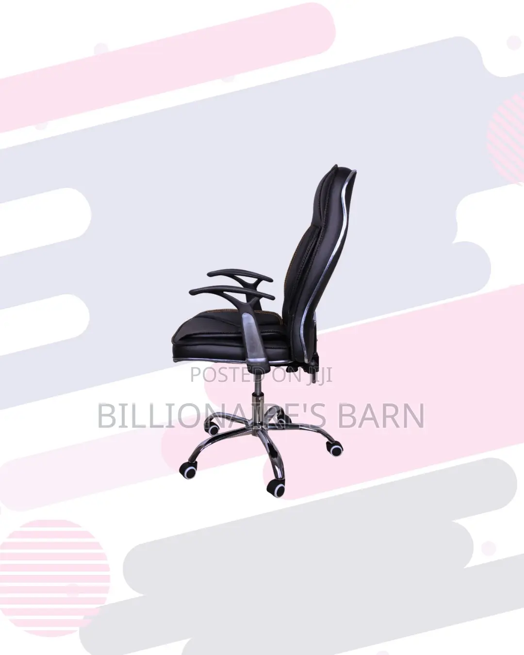 Leather Office Chair High Back for Cool Breathable Comfort