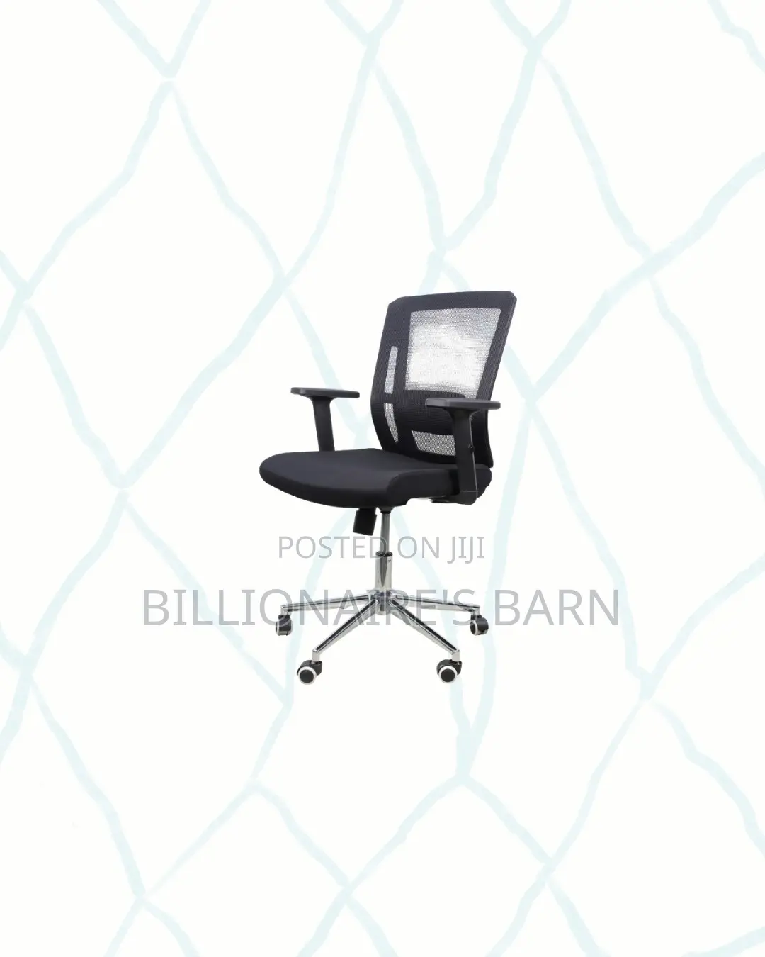 Barn Origin Chair Mid Back Chrome for Ergonomic Posture Support