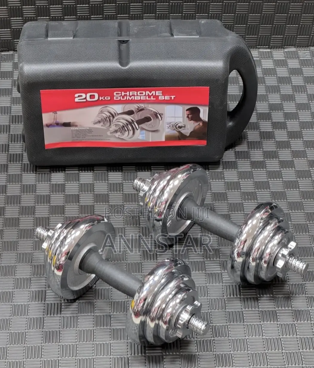 Adjustable 20kg Chrome Dumbbell