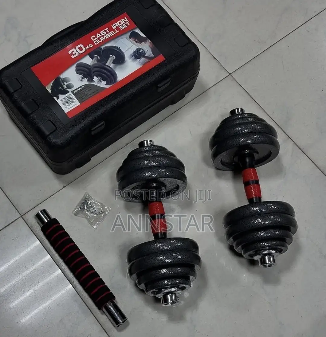 Adjustable 30kg Chrome Dumbbell