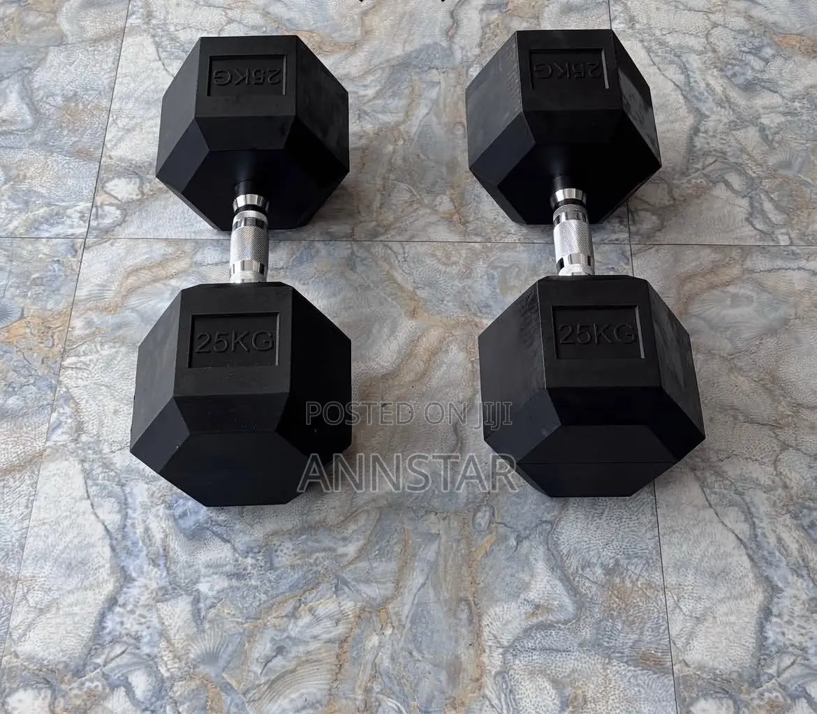 25kg Hexagonal Dumbbell
