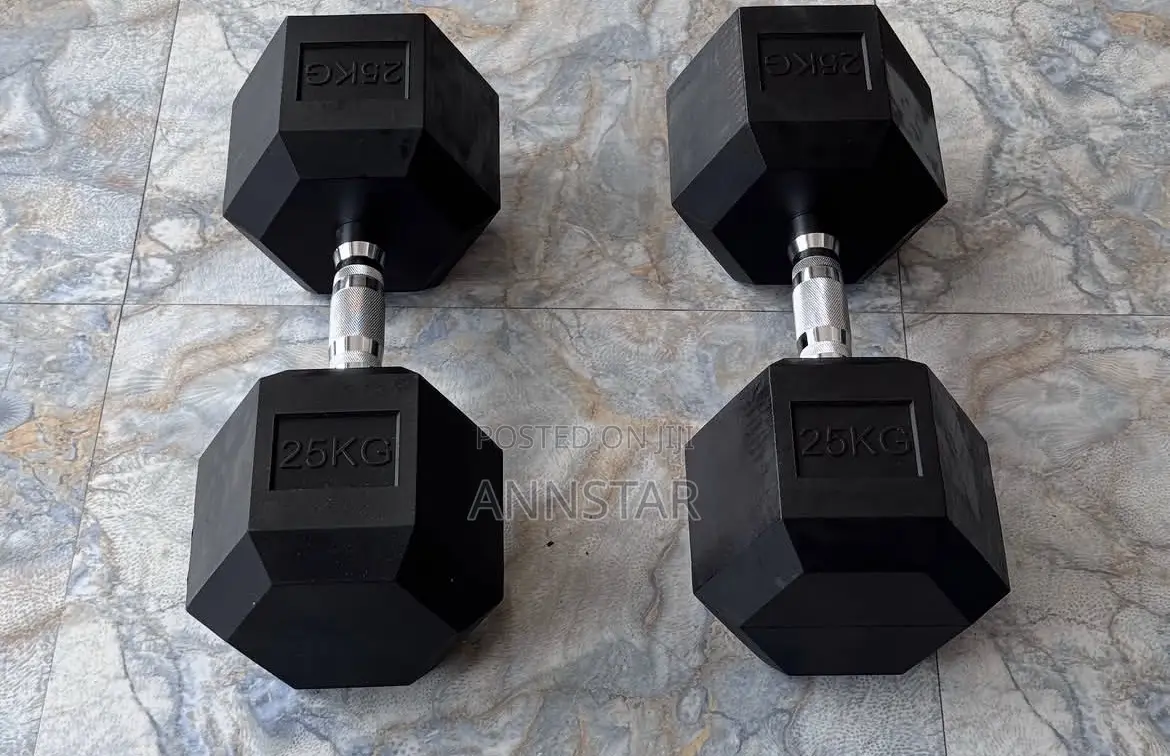 25kg Hexagonal Dumbbell