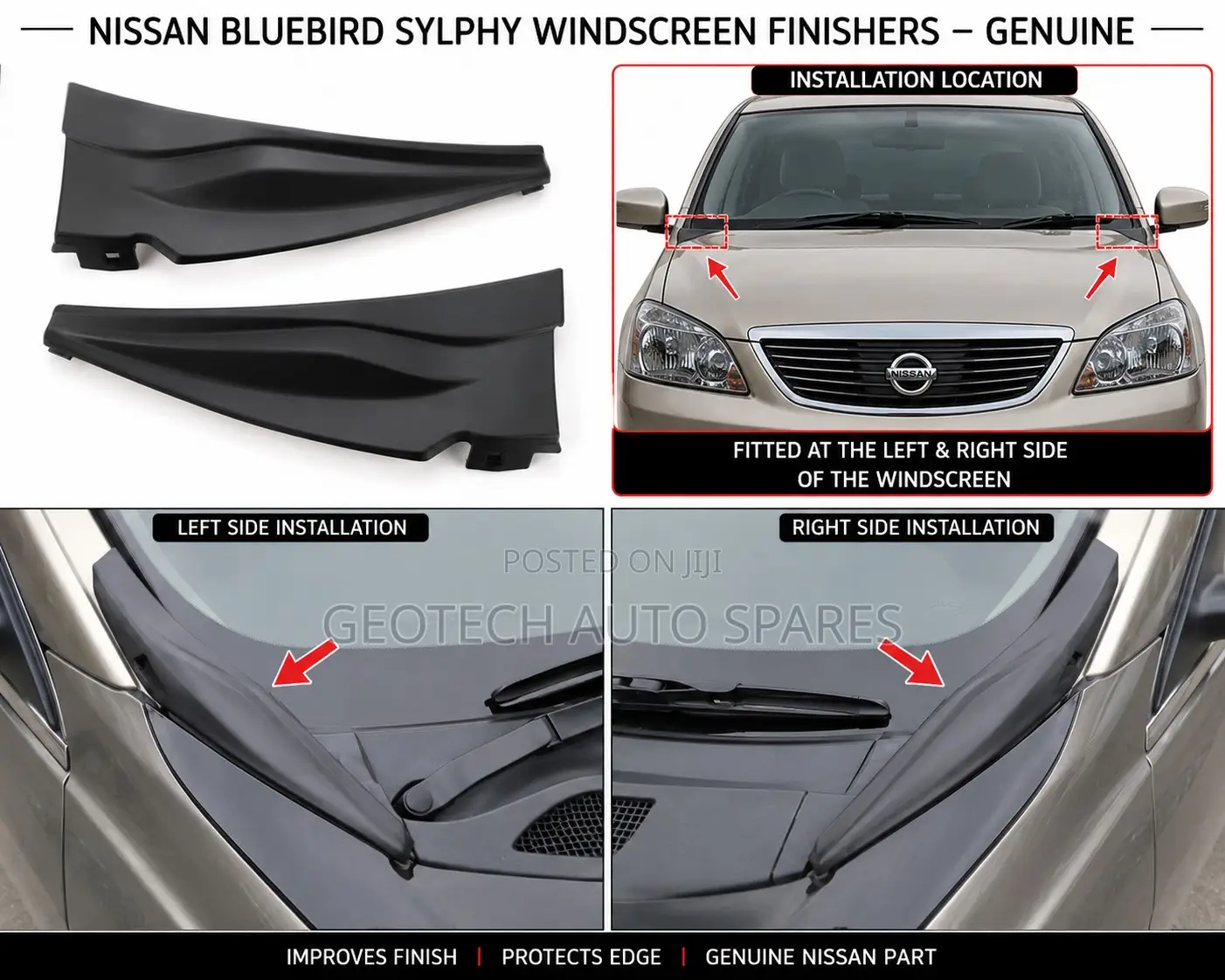 Nissan Bluebird Sylphy Windscreen Finishers – Genuine | Nairobi