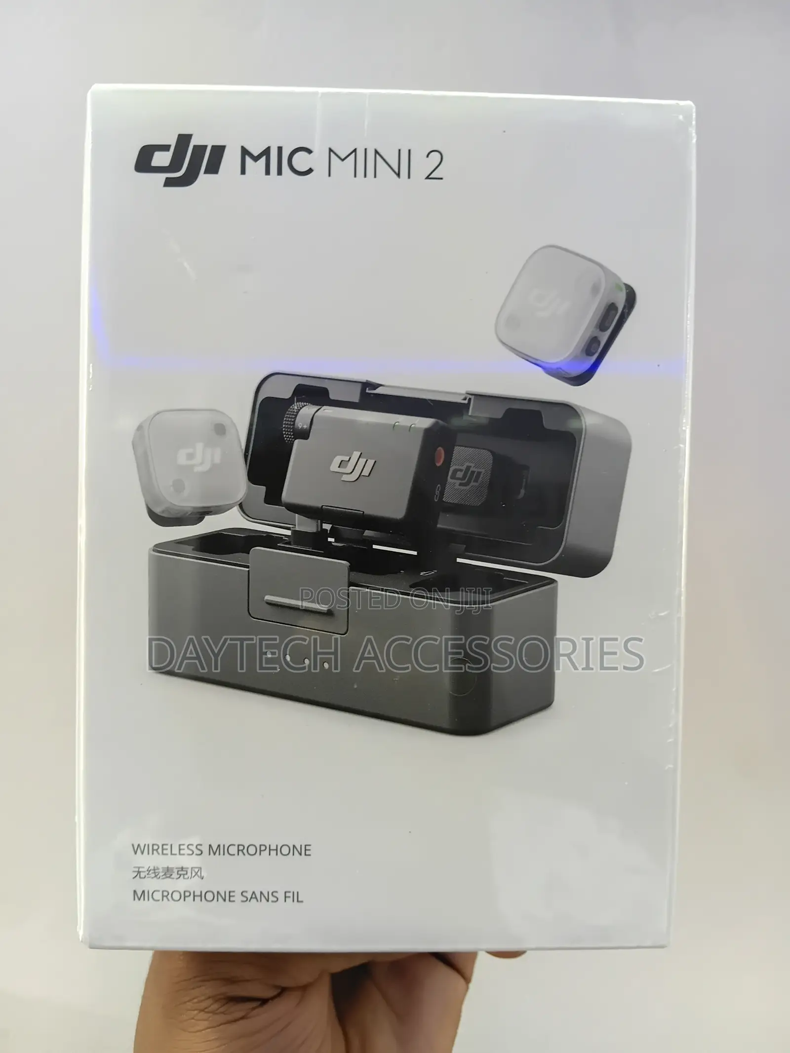 Dji Mic Mini 2 (1 Rx Mobile + 2 Tx) Wireless Microphone.