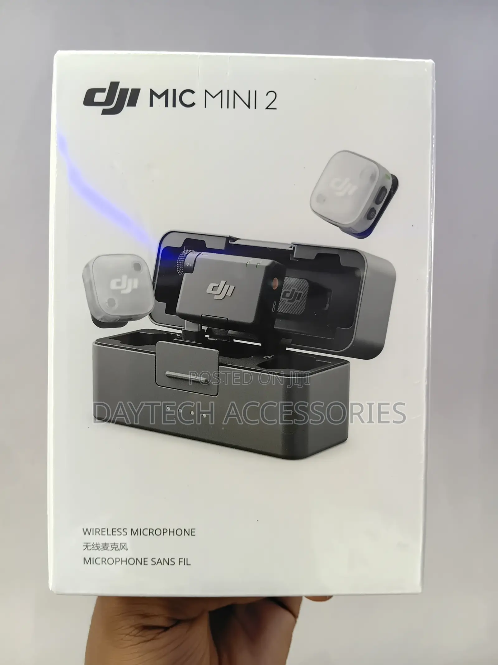 Dji Mic Mini 2 (1 Rx Mobile + 2 Tx) Wireless Microphone.