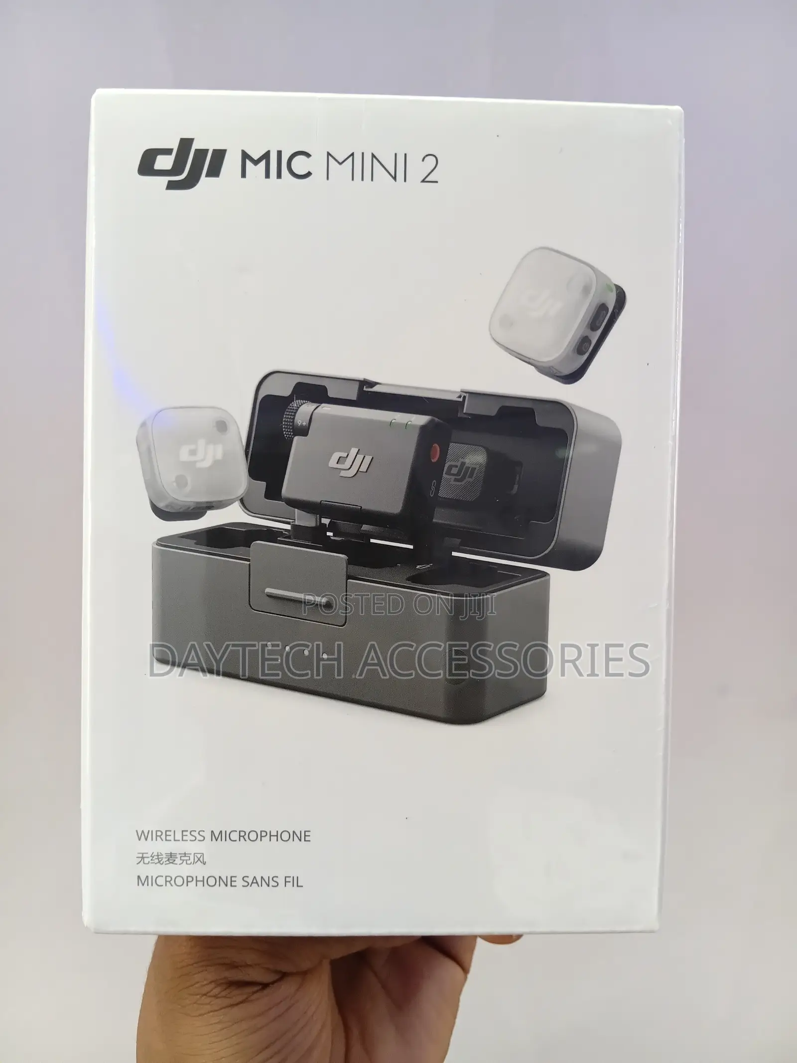 Dji Mic Mini 2 (1 Rx Mobile + 2 Tx) Wireless Microphone.