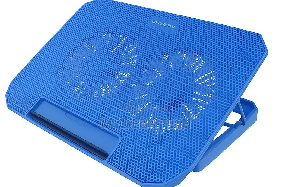 Heavy-Duty Laptop Cooling Stand With Silent Turbo Fans