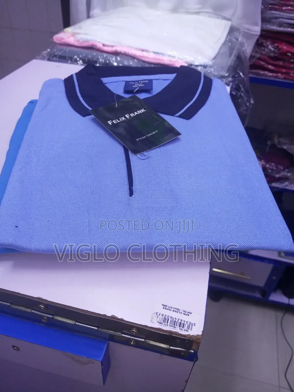 Body Blue Collar Black Poloshirts