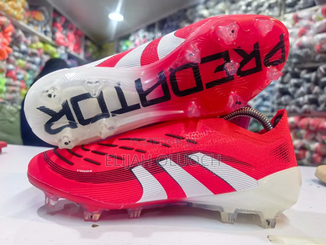 Adidas Predator Elite Fg Football Boots "Lucid Red" Colorway