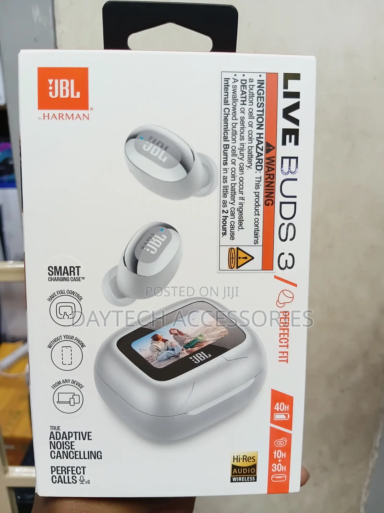 JBL Live Buds 3 Wireless Bluetooth Buds Headphones