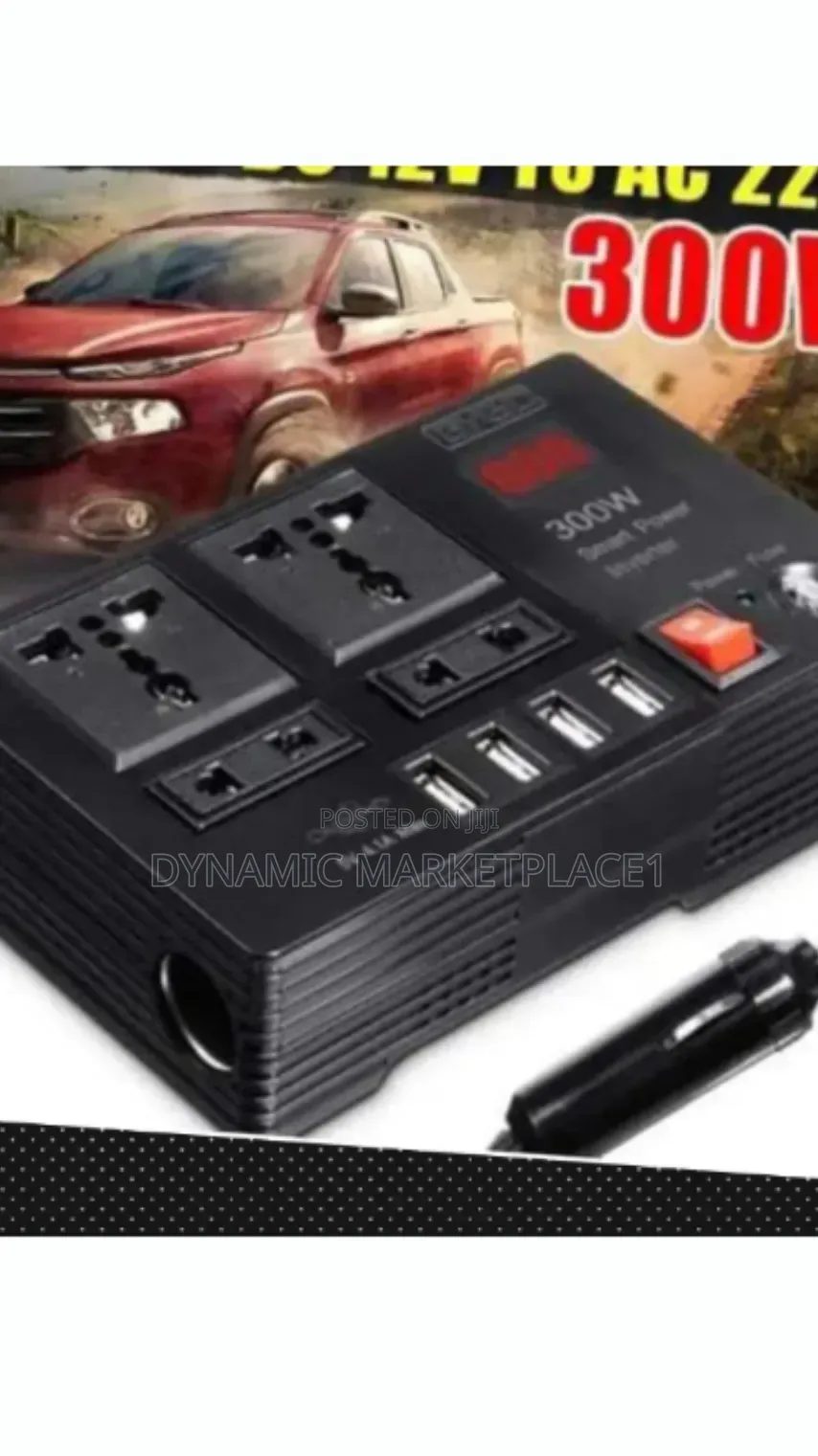 300watts Car Power Inverter Dc to Ac 12v to 220v And