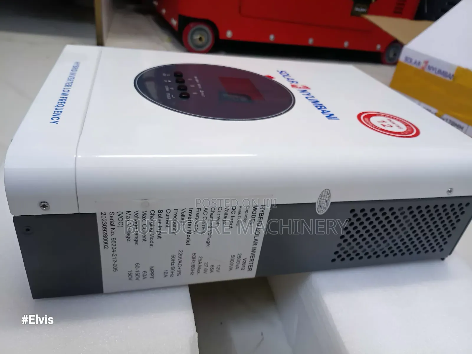 2.5kva 12v Solar Nyumbani Hybrid Inverter