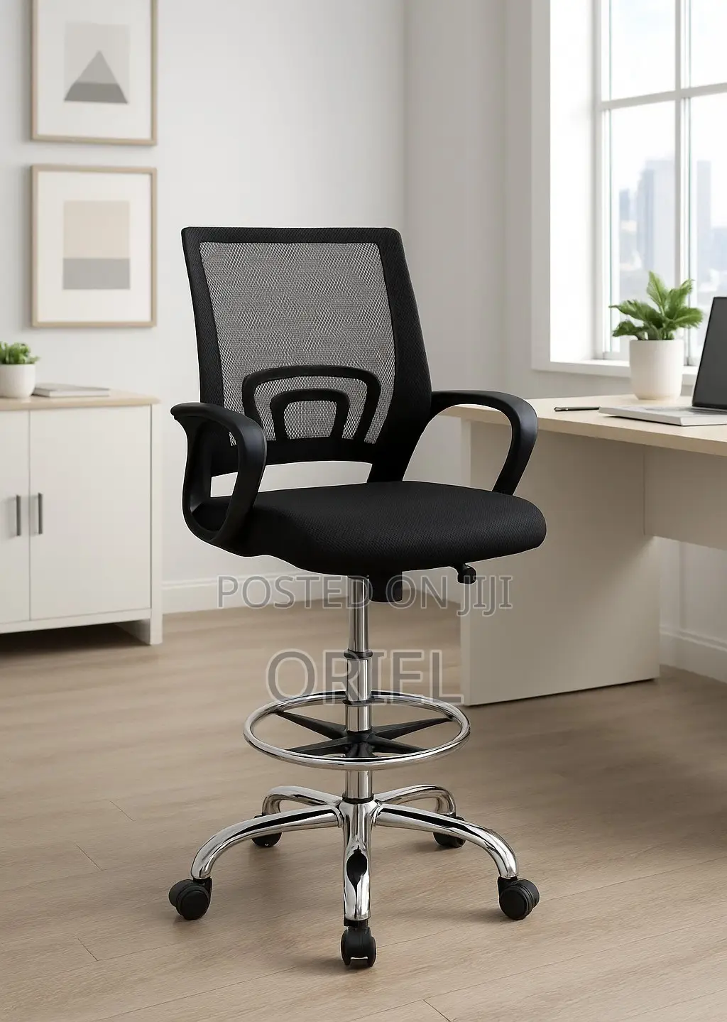 Office Chair : Adjustable Height Office Counter Chair