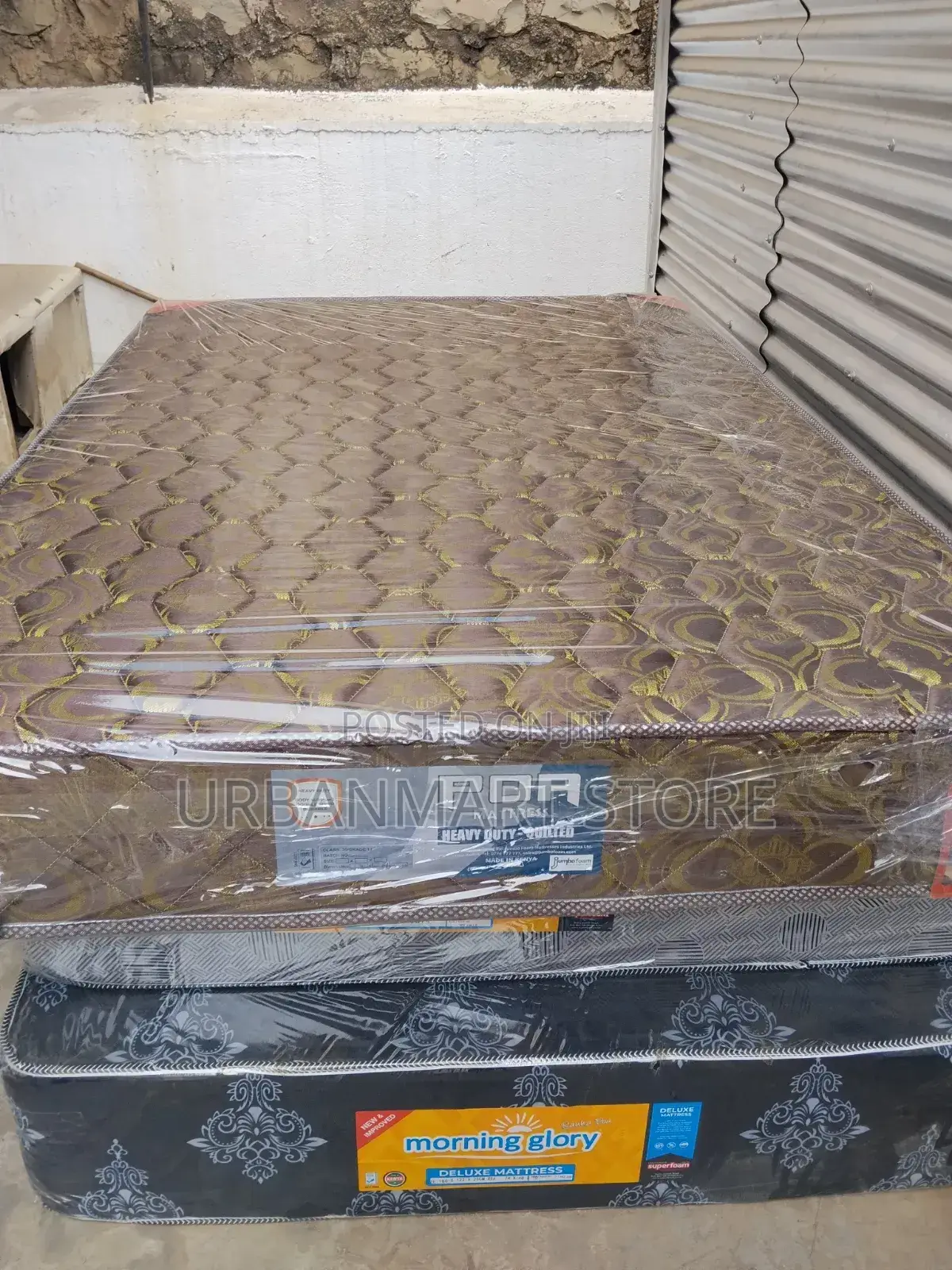 Jumbo Poa High Density Mattress 4x6 8 Inch Quilted Heavy Duty