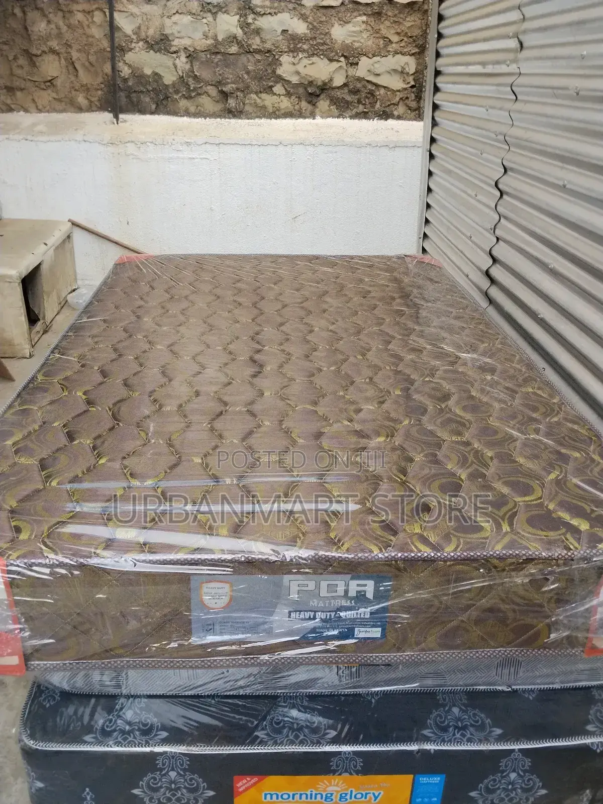 Jumbo Poa High Density Mattress 4x6 8 Inch Quilted Heavy Duty