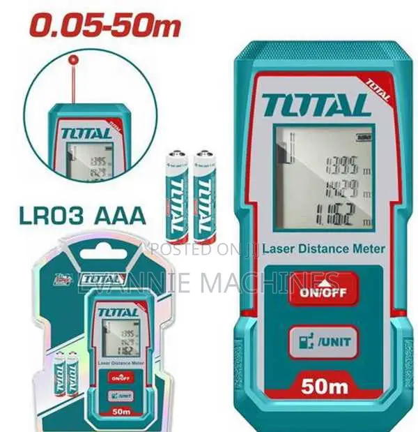 Total Tmt55016 Laser Distance Detector 0.05-50m