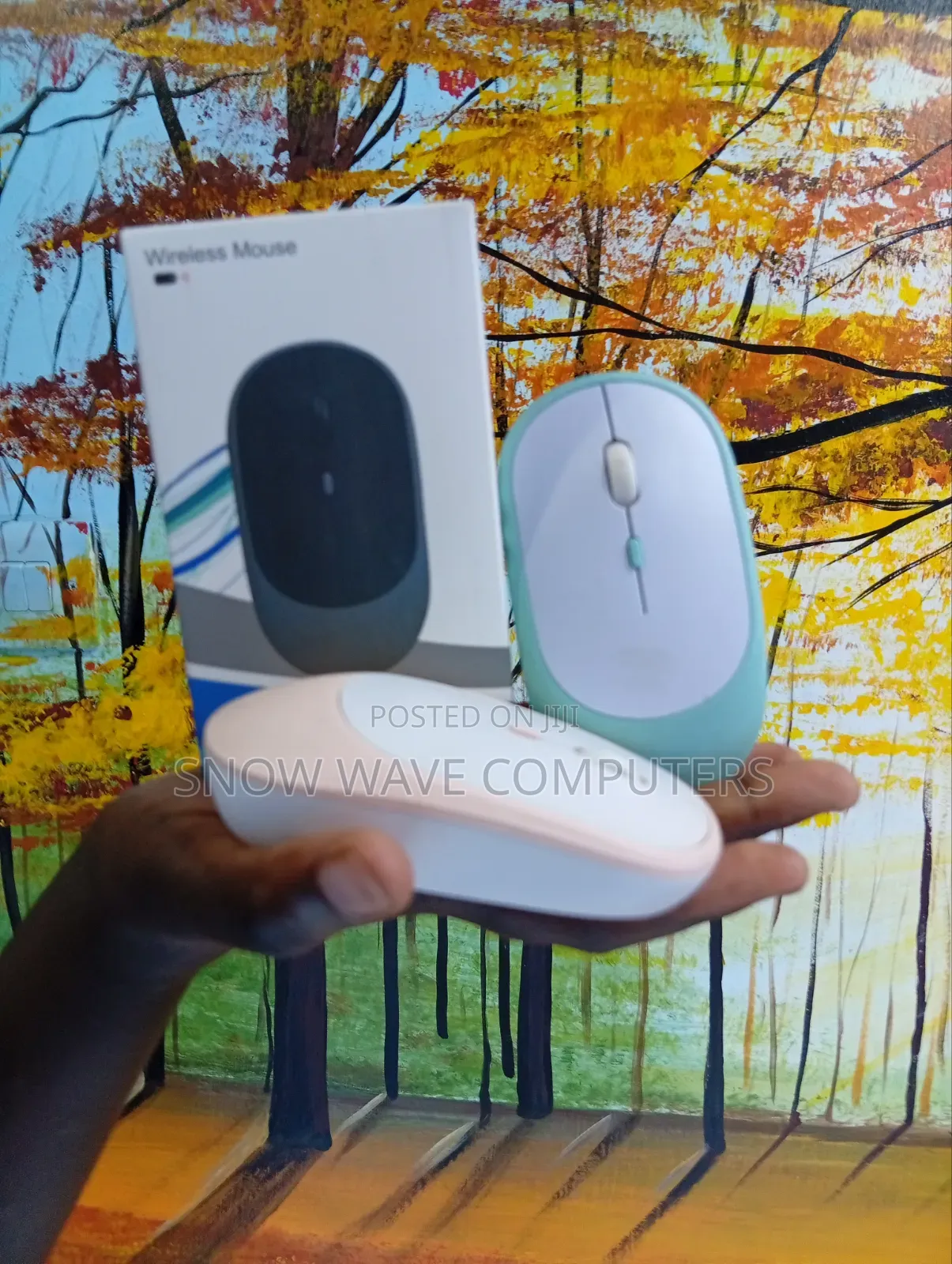 Wireless Cool Bluetooth Dual Optical Mouse