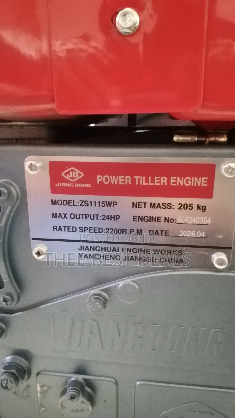 Power Tiller Engine/Jd Diesel Engine