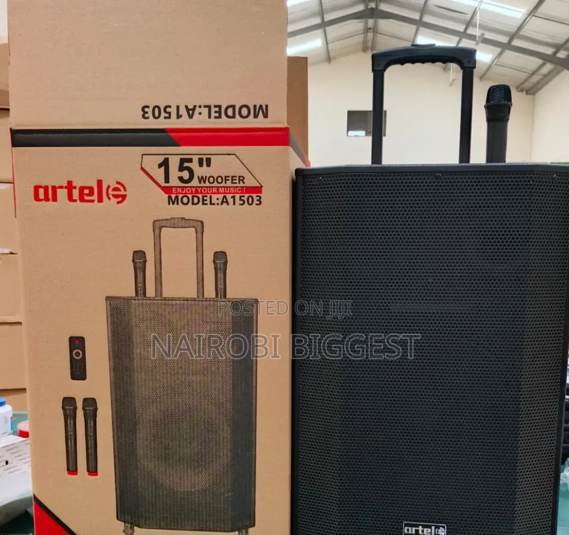 15 Inches Artel A1503 Rechargeable Trolley Speaker