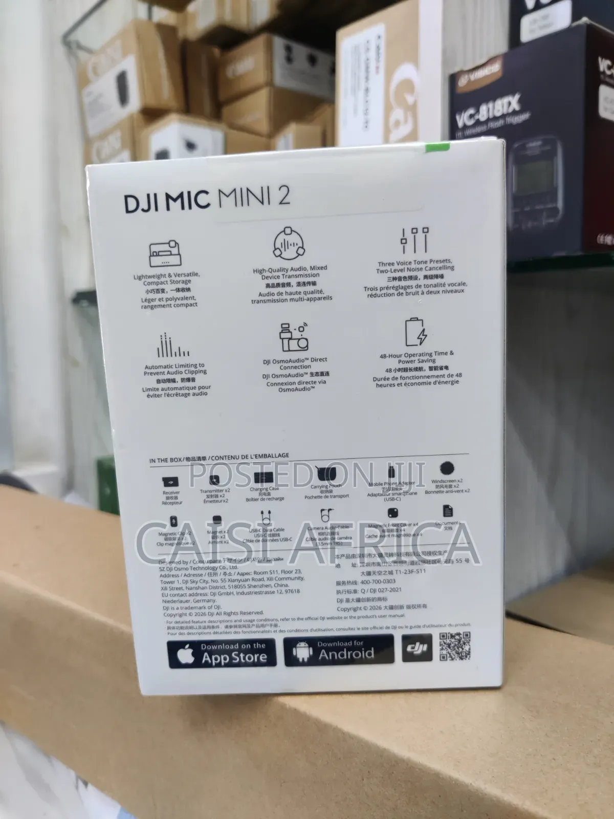 New Dji Mic Mini 2 (2 Tx + 1 Rx + Charging Case) Microphone