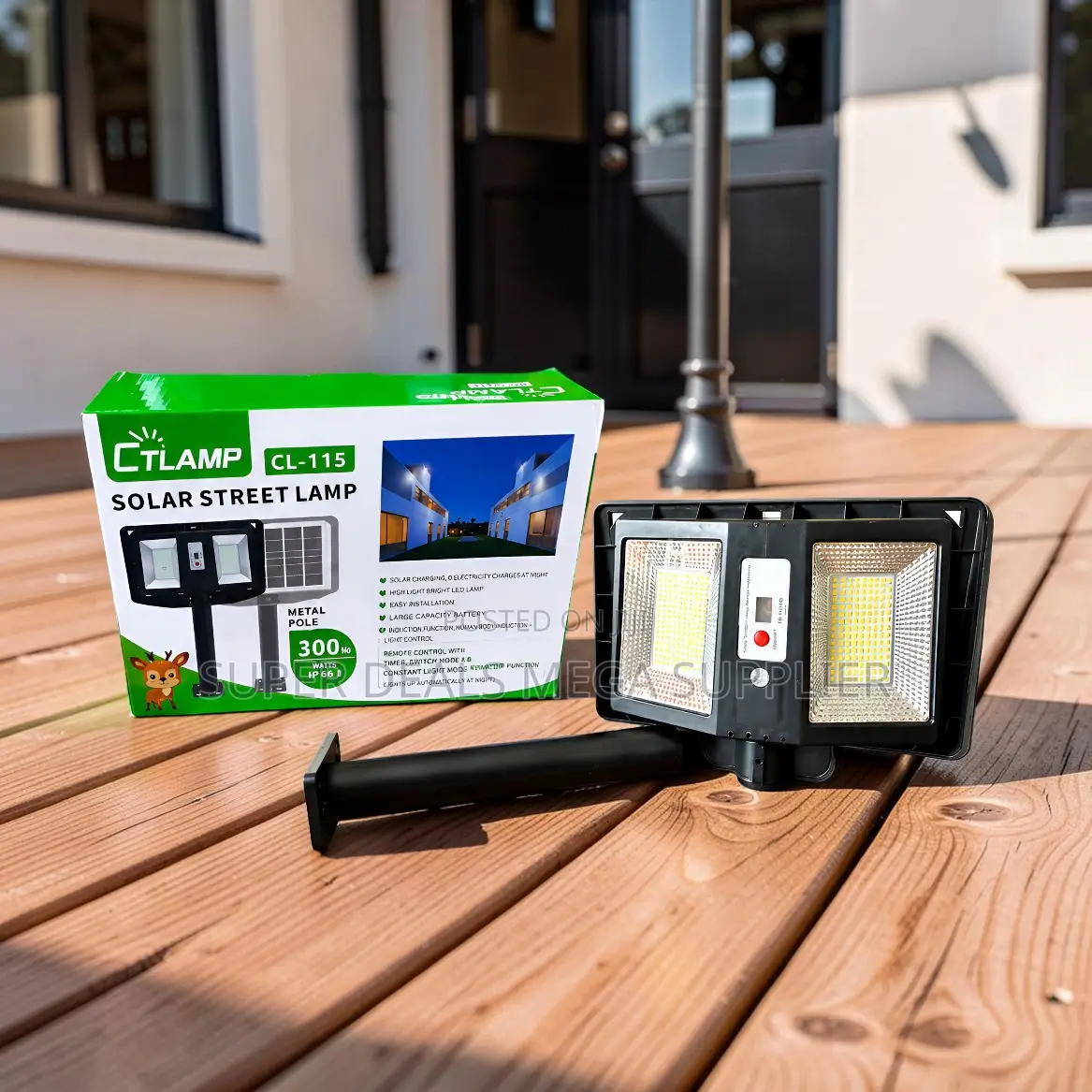 Ctlamp 300w Motion Sensor Energy Saving Solar Street Light