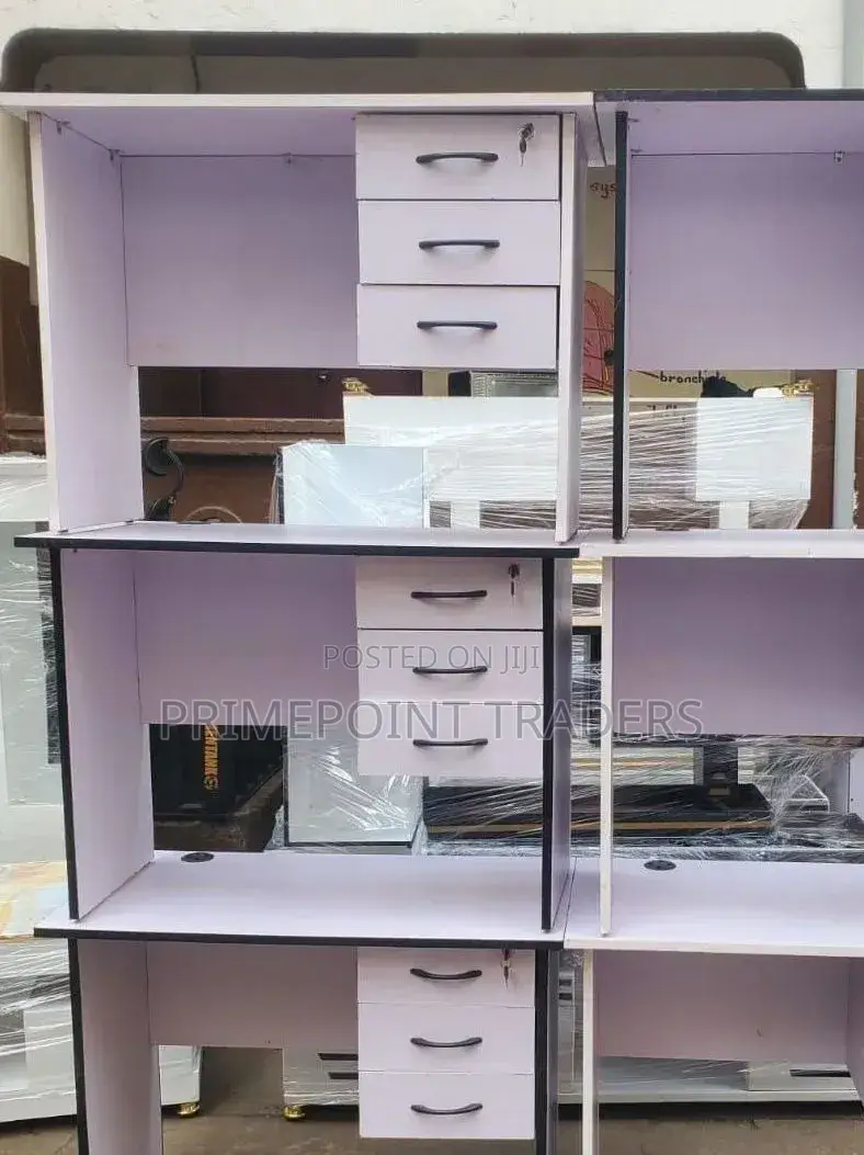 Home Office Desk Space-Saving 0.9m Workstation Desk